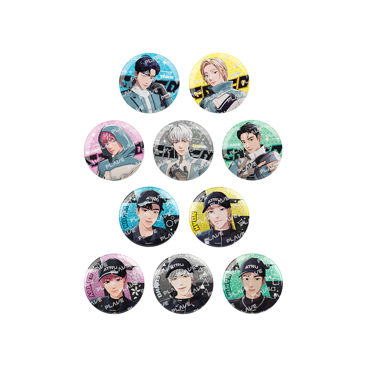 BORN SAVAGE TRADING CAN BADGE