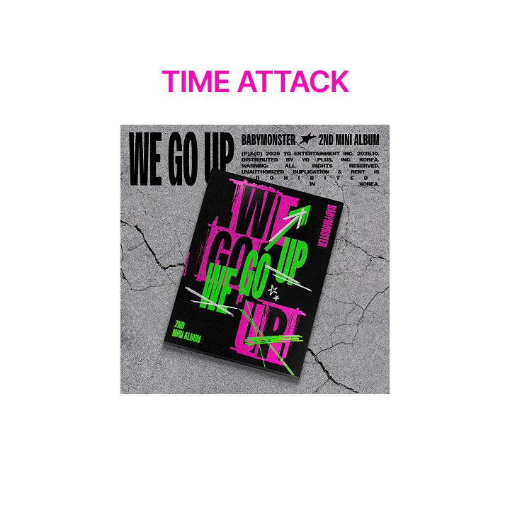 [TIME ATTACK] BABYMONSTER 2nd MINI ALBUM [WE GO UP] UP Ver.