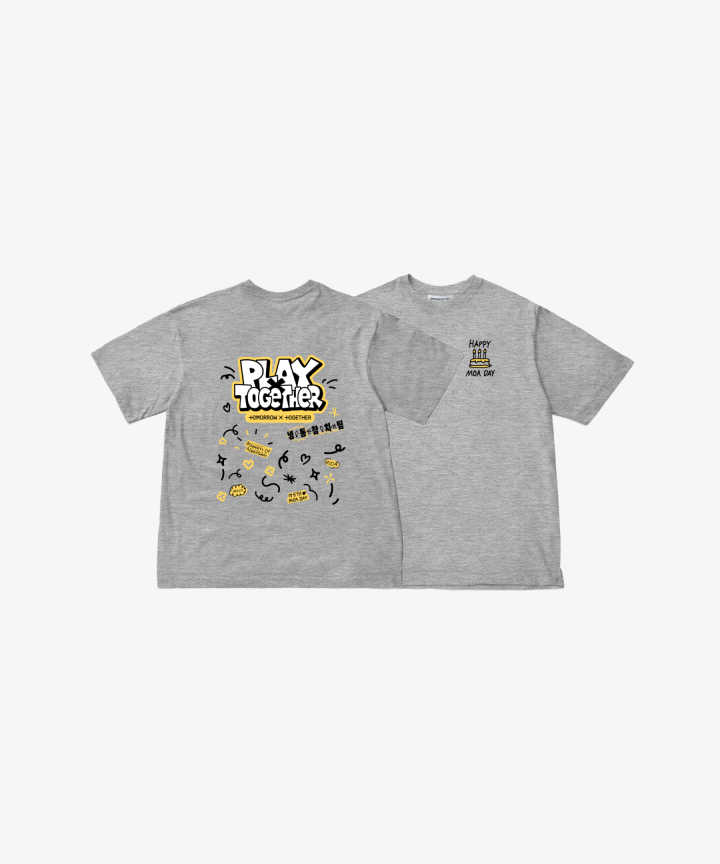 [HUENINGKAI] OVERSIZED T-SHIRT (GREY)