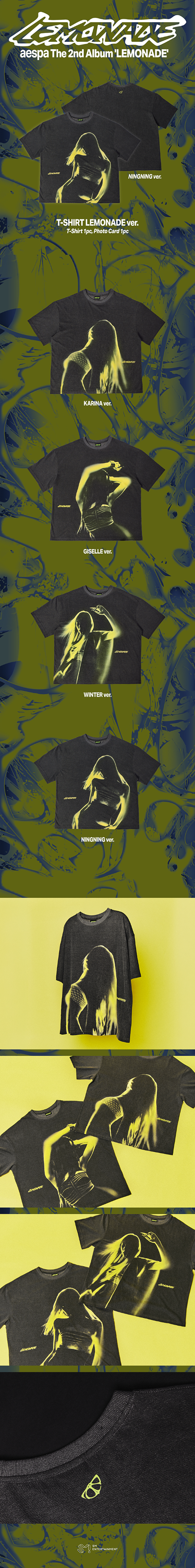 aespa WEEK - MAKE IT LEMONADE T-shirt_lemonade Ver.