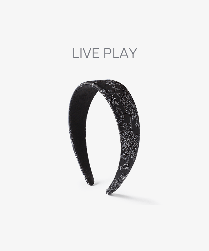 [LIVE PLAY] Head Band (black)_0