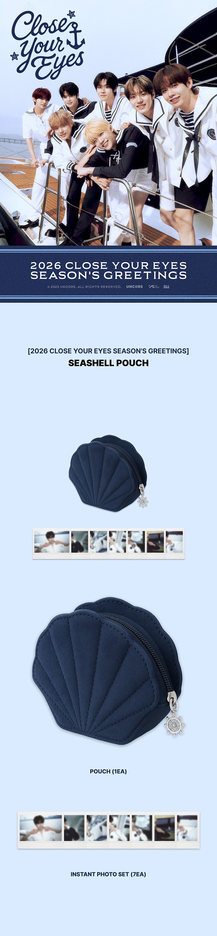 [2026 SEASON'S GREETINGS] SEASHELL POUCH 1 detail