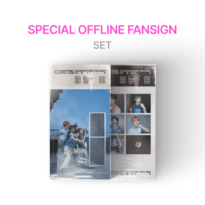 [SPECIAL OFFLINE FANSIGN] The 1st EP [COLOR OUTSIDE THE LINES] (Weverse Albums ver.) (Set)