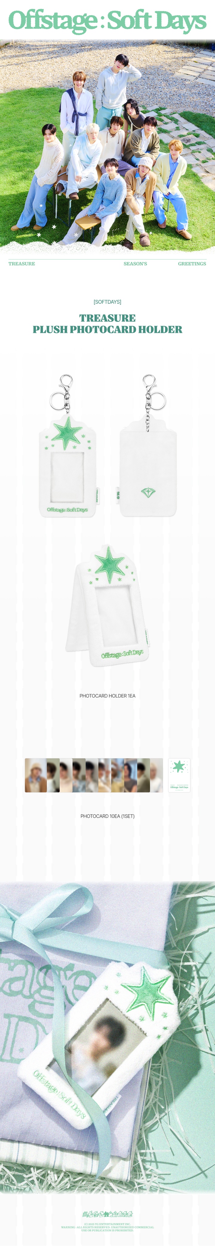 [SOFTDAYS] TREASURE PLUSH PHOTOCARD HOLDER 1 detail