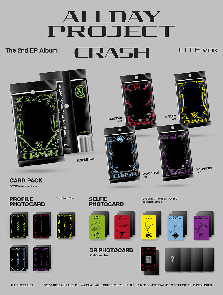 The 2nd EP Album 'CRASH' LITE ver. (Random) 0 detail