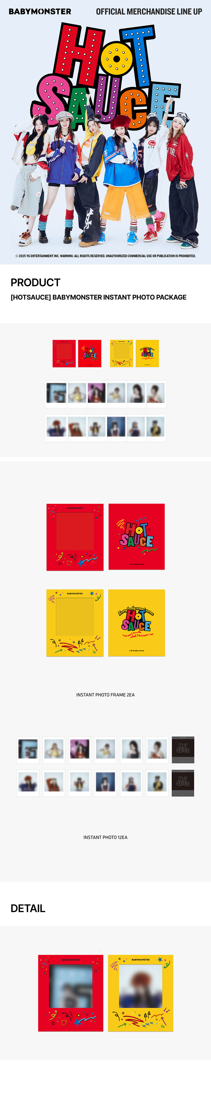 BABYMONSTER | [HOTSAUCE] BABYMONSTER INSTANT PHOTO PACKAGE