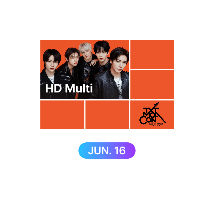 TOMORROW X TOGETHER – (6/16 1 DAY PASS) HD Multi-view 6 + Gift 2026 TXT MOA CON IN JAPAN
