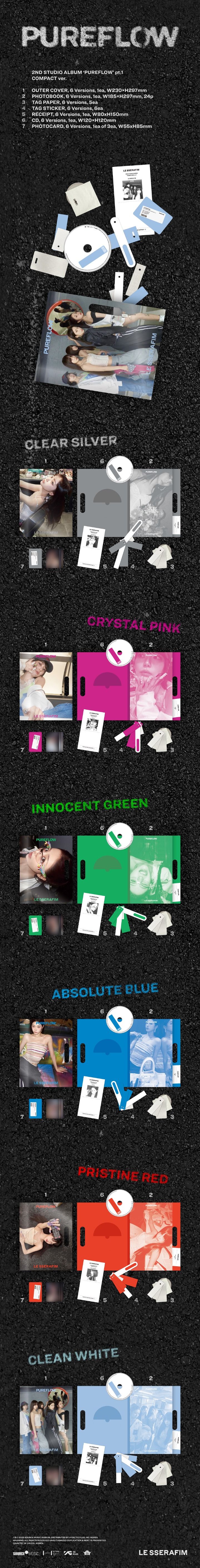 2nd Studio Album ‘PUREFLOW’ pt.1 (COMPACT ver.) (Set) 0 detail