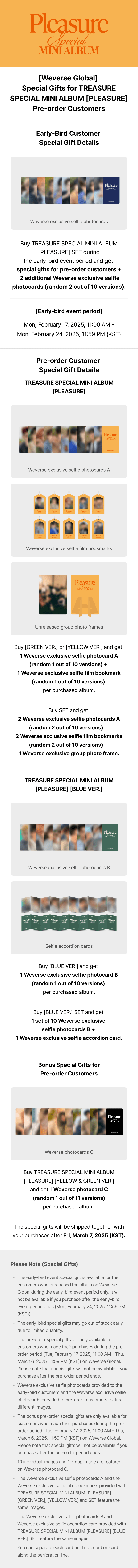 SPECIAL MINI ALBUM [PLEASURE] [BLUE VER.] Set 0 detail