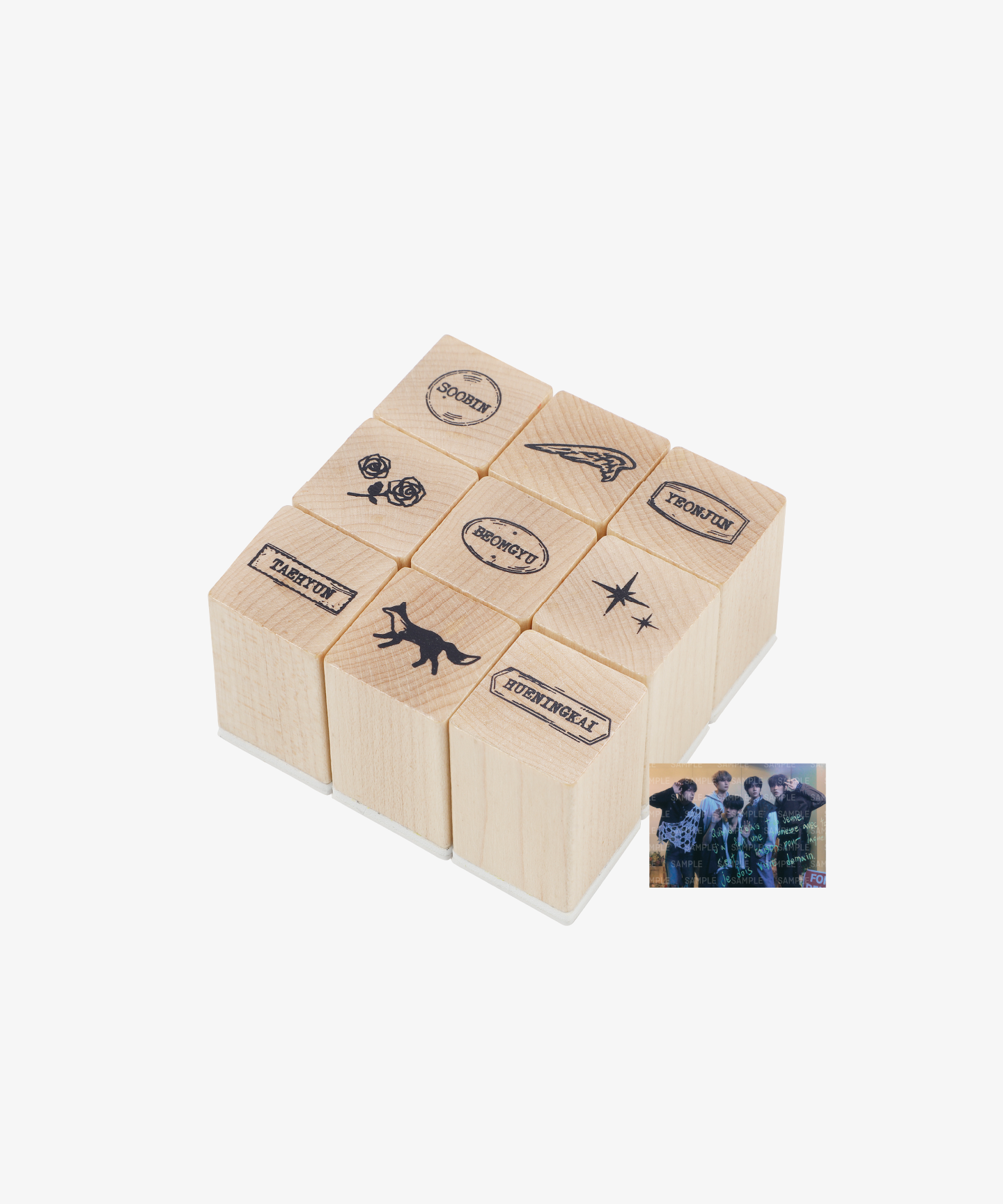 [minisode 3: TOMORROW] WOODEN STAMP SET