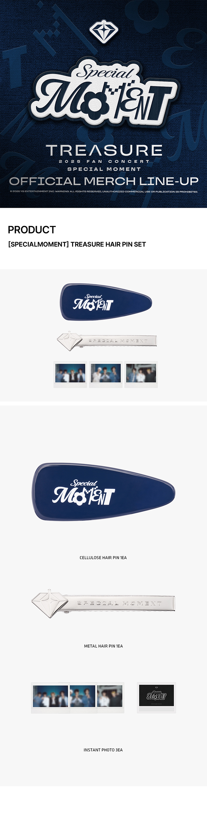 [SPECIALMOMENT] TREASURE HAIR PIN SET 0 detail