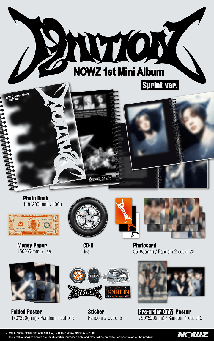 1st Mini Album [IGNITION] (Random) 2 detail
