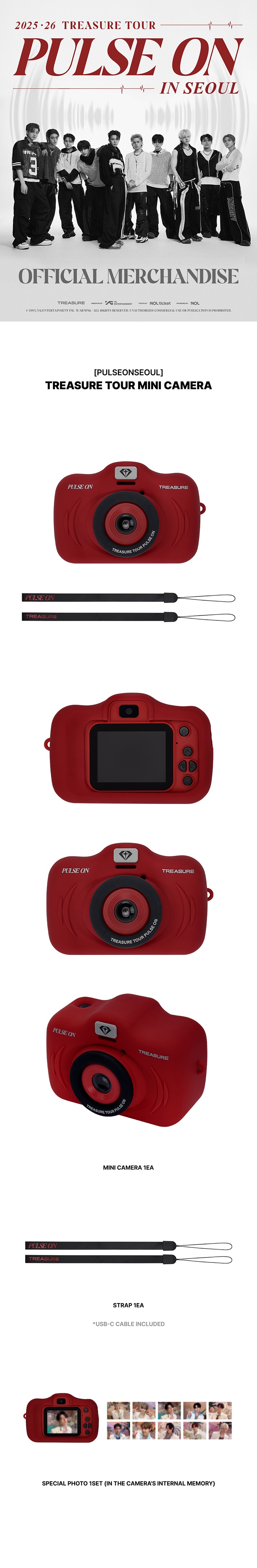 [PULSEONSEOUL] TREASURE TOUR MINI CAMERA 0 detail