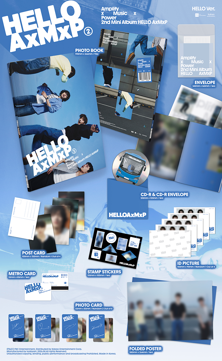 HELLO AxMxP The 2nd Mini Album [hello Axmxp] (set)