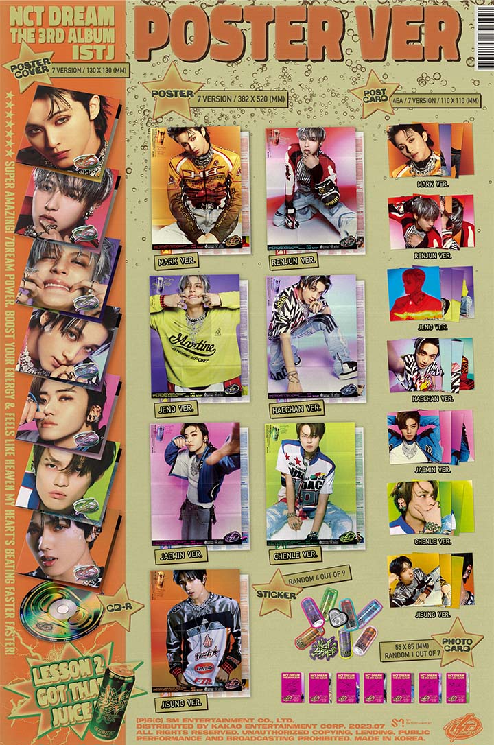 NCT DREAM | The 3rd Album 'ISTJ' (Poster Ver.) Random