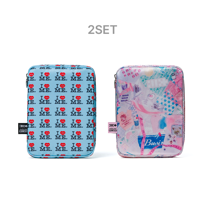 2種セット[‘NOT CUTE ANYMORE’(Merch盤 ILLIT x Ashley Williams Pouch Ver.)]