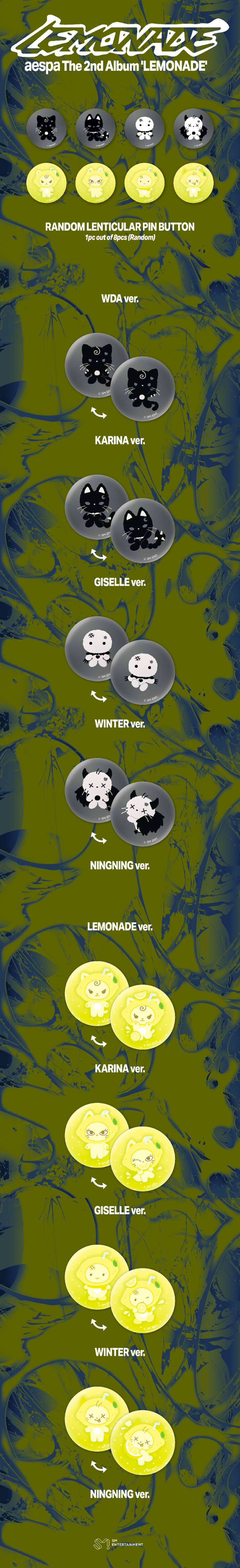 RANDOM LENTICULAR PIN BUTTON 1 detail