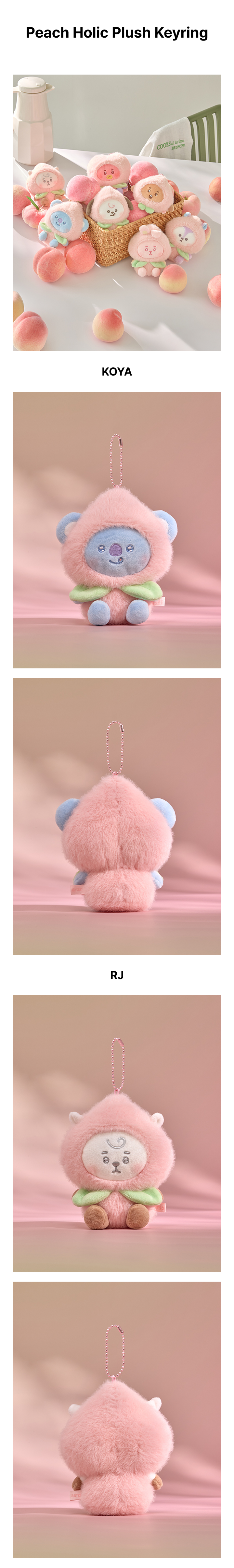 Peach Holic Plush Keyring 0 detail