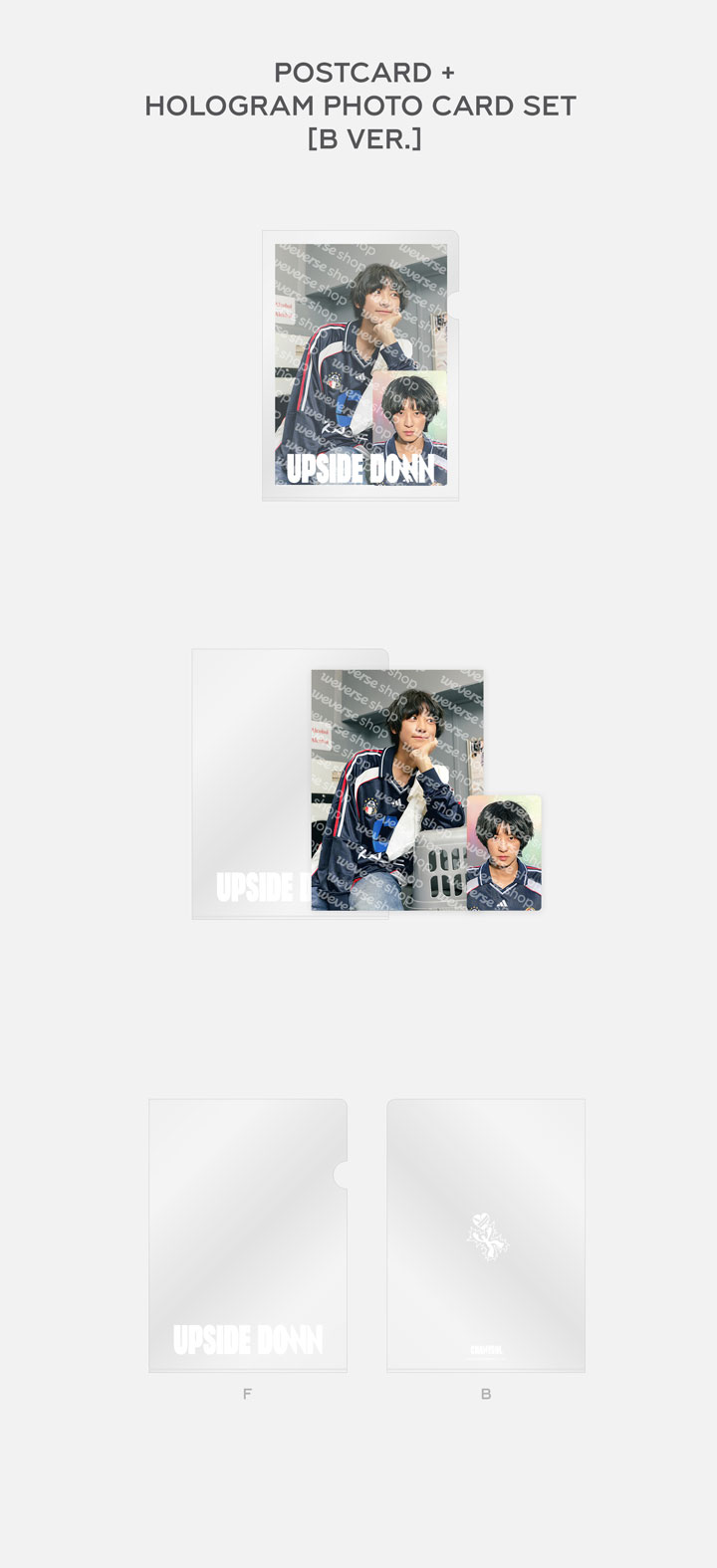 POSTCARD + HOLOGRAM PHOTO CARD SET [B VER.] 0 detail