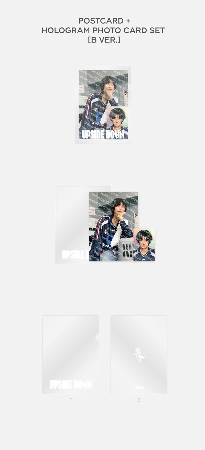 POSTCARD + HOLOGRAM PHOTO CARD SET [B VER.] 0 detail