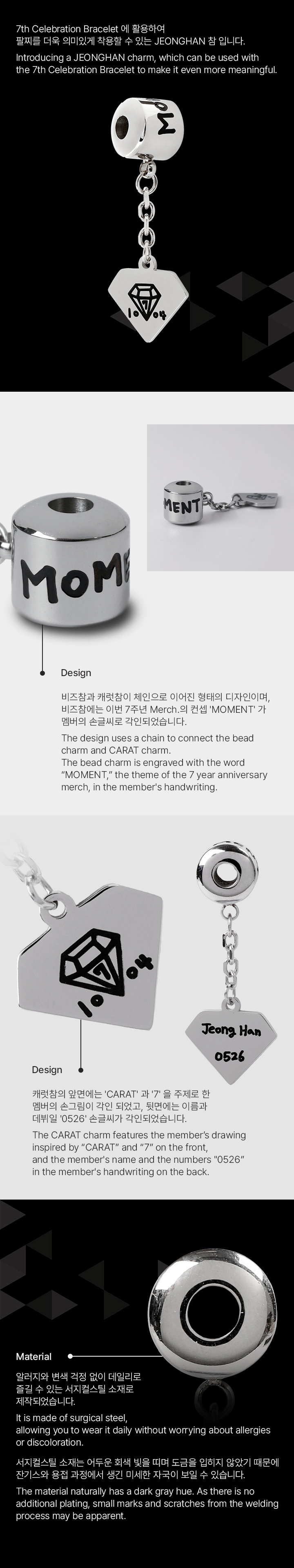 7th Celebration Charm_JEONGHAN 1 detail