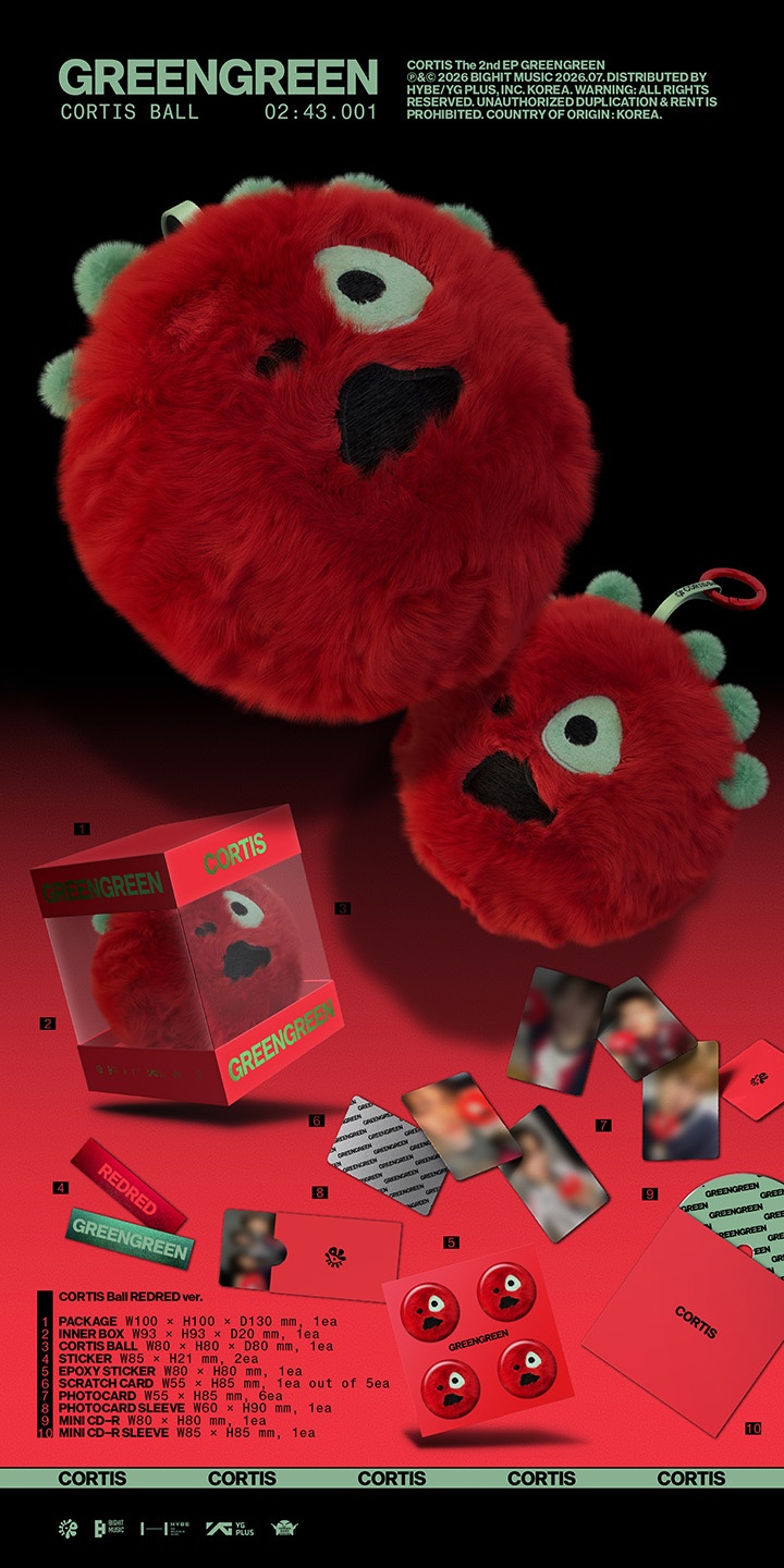 The 2nd EP [GREENGREEN] (CORTIS Ball ver.) (Set) 1 detail