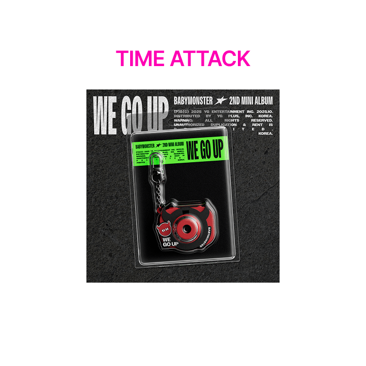 [TIME ATTACK] BABYMONSTER 2nd MINI ALBUM [WE GO UP] MINI BEAM KEYRING Ver.