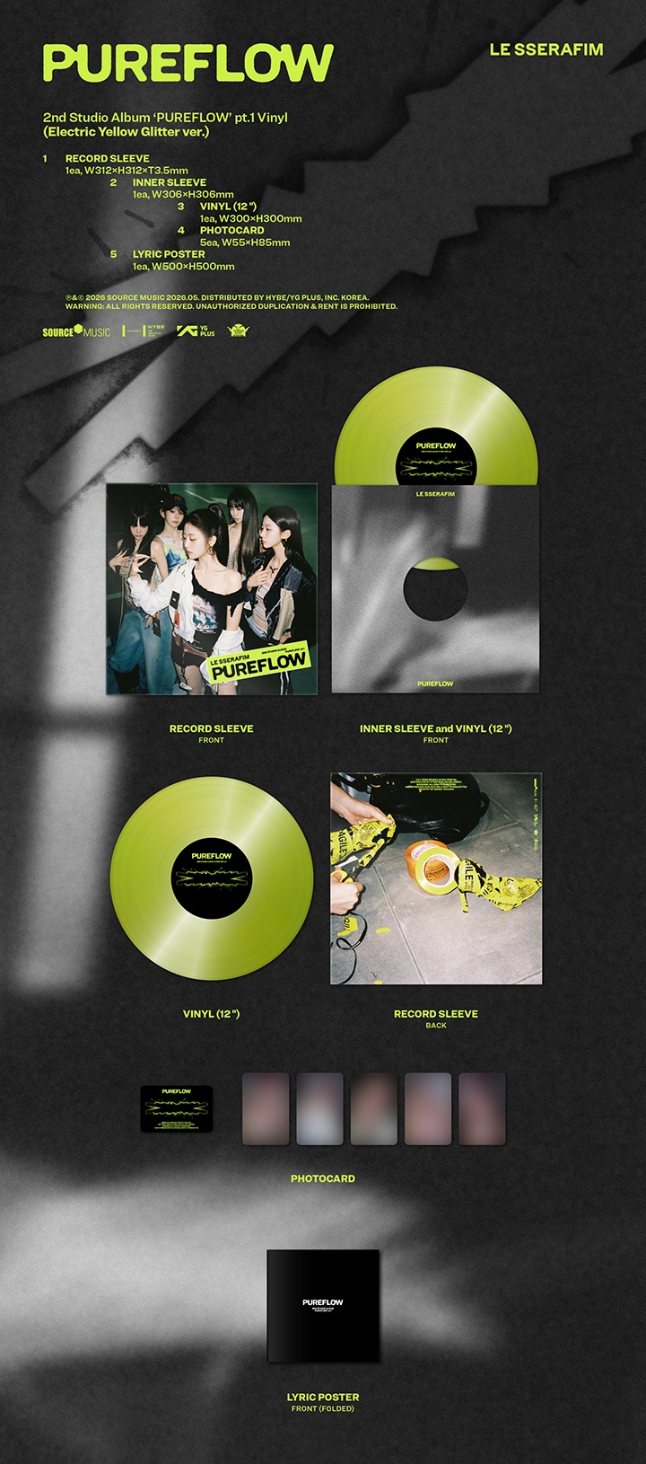 2nd Studio Album ‘PUREFLOW’ pt.1 Vinyl (Set) 0 detail