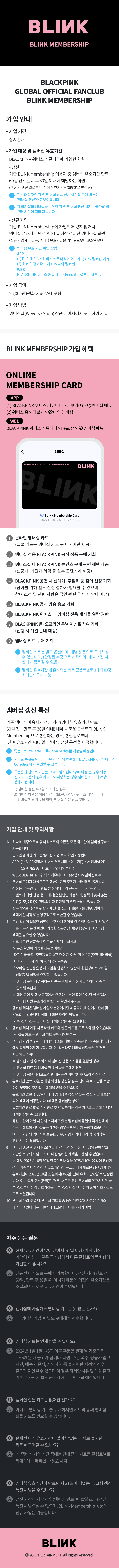 BLINK MEMBERSHIP 0 detail