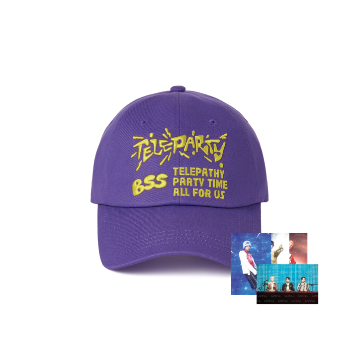 [TELEPARTY] BALL CAP (Purple)