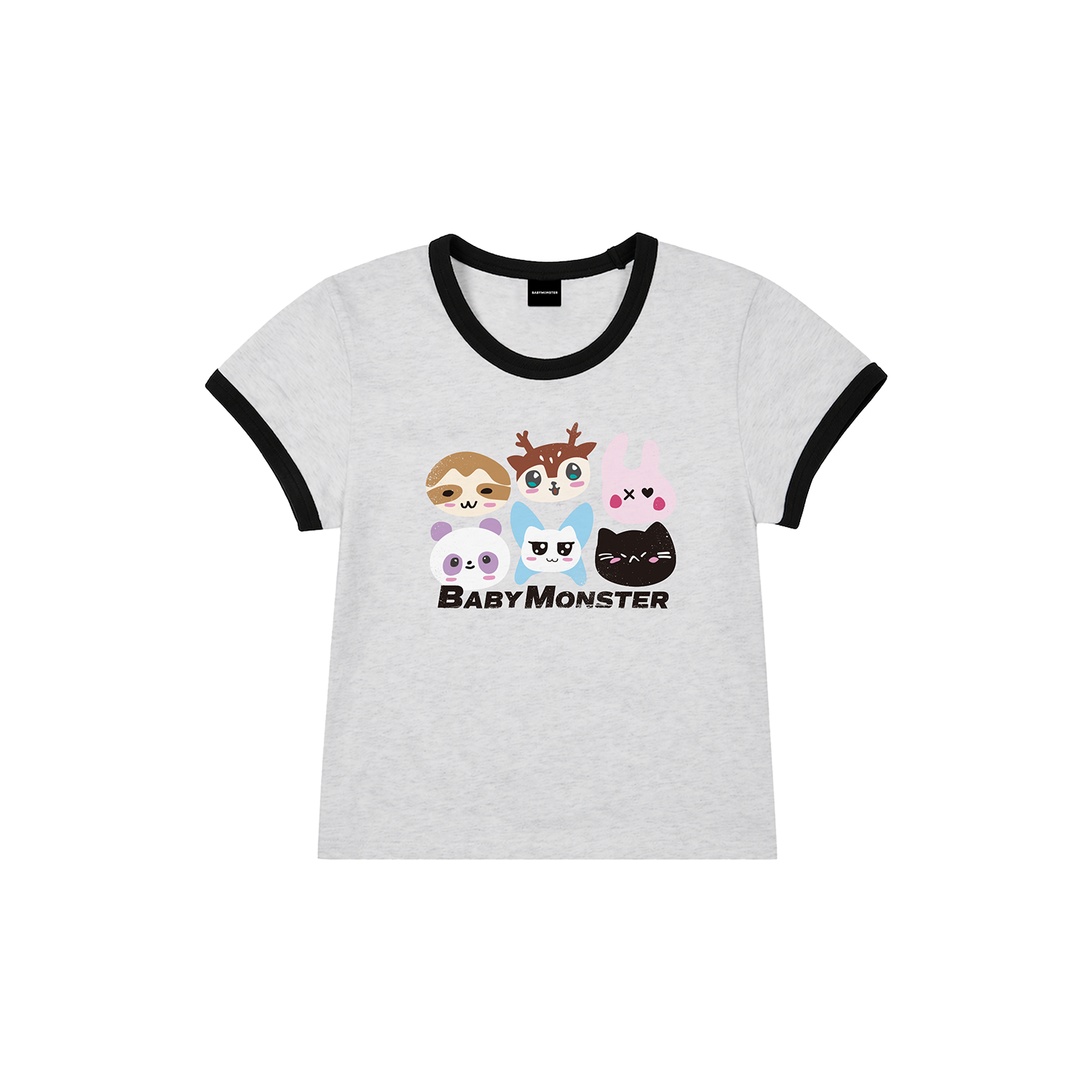 [CHOOMTOUR] BABYMONSTER CHARACTER RINGER T-SHIRT