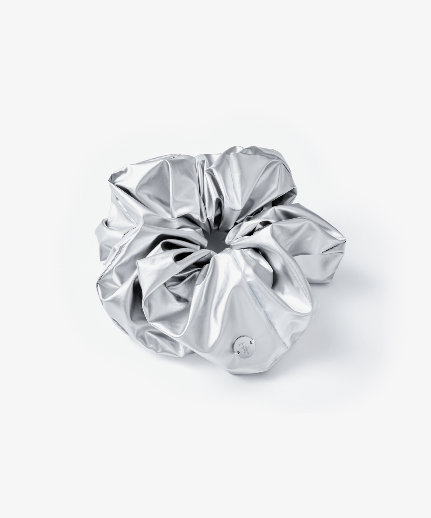 [THIS MAN] Silver Scrunchie