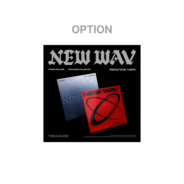 4th MINI ALBUM [NEW WAV] RED VER. / ICE VER. (Option)