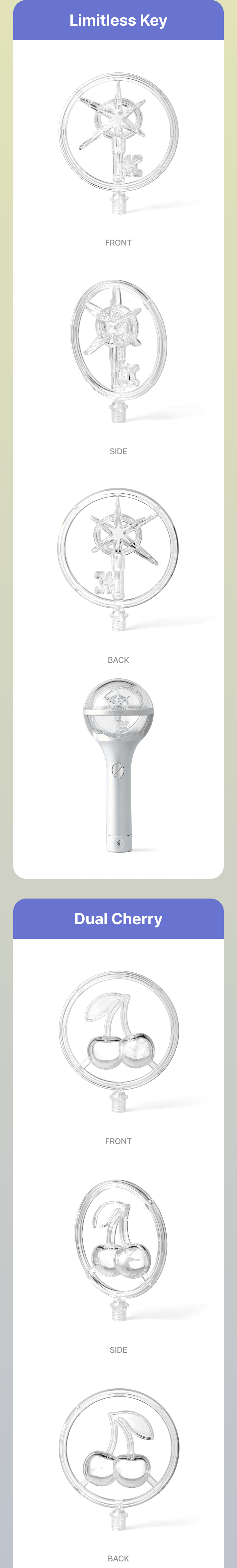 Official Light Stick Dream Charm 1 detail
