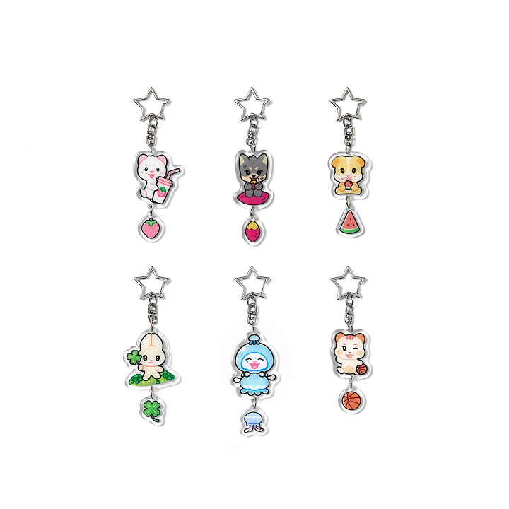 Acrylic Keyring, listed by the store