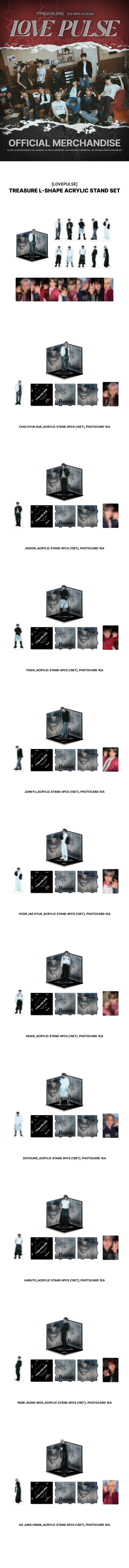 [LOVEPULSE] TREASURE L-SHAPE ACRYLIC STAND SET 0 detail