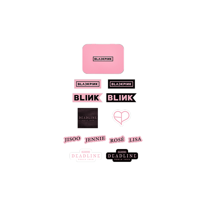 [DEADLINETOUR] BLACKPINK TIN CASE + STICKER SET