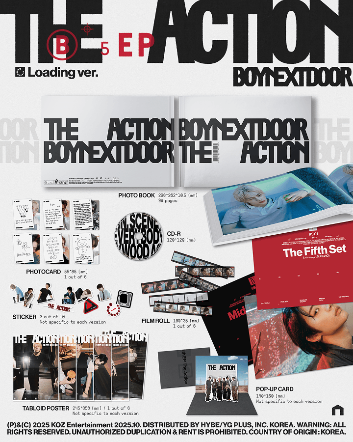 BOYNEXTDOOR 5th EP [The Action] (Loading ver.) (Weverse Exclusive) 0 detail