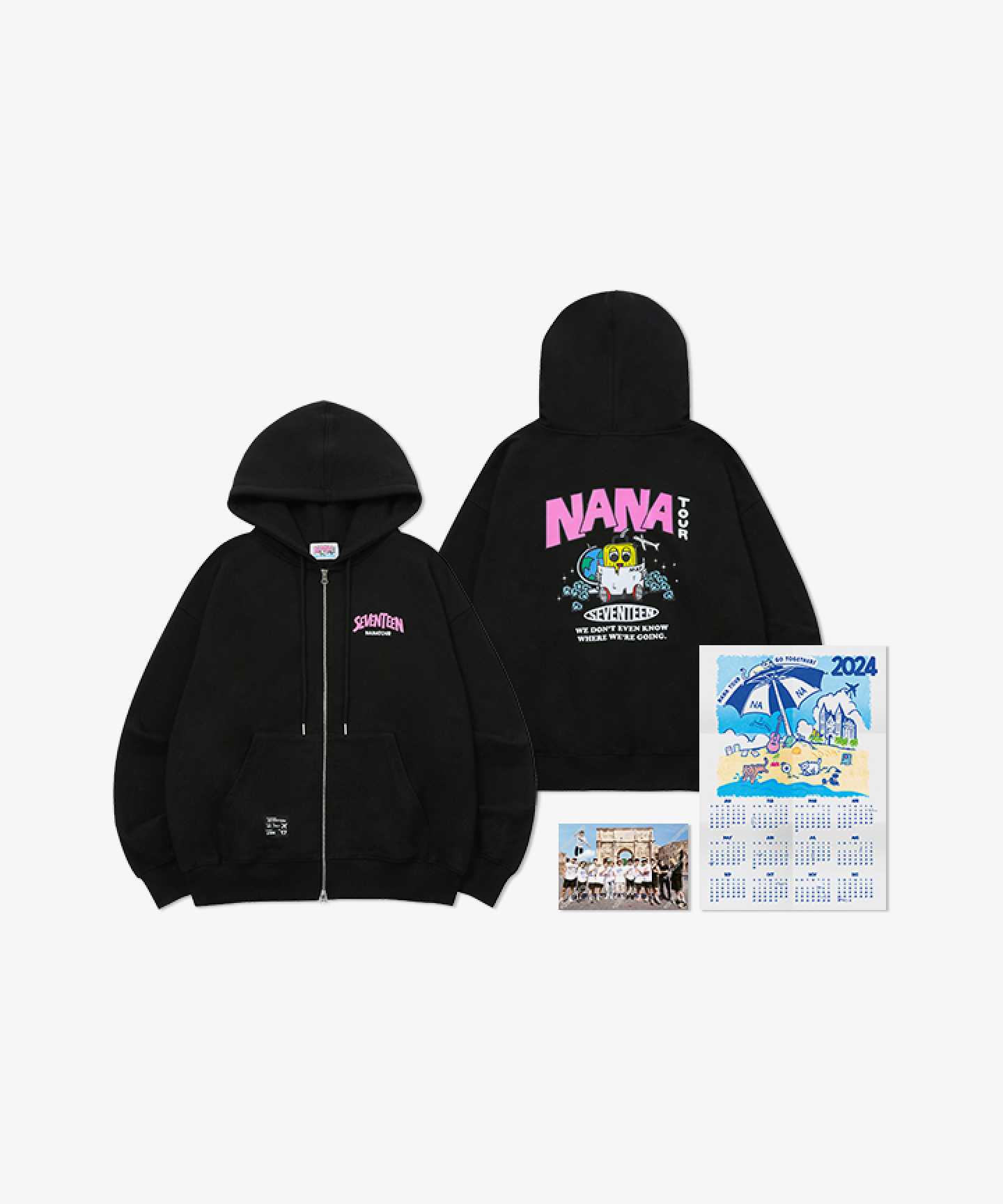 SEVENTEEN | Nanatour Zip-Up Hoodie