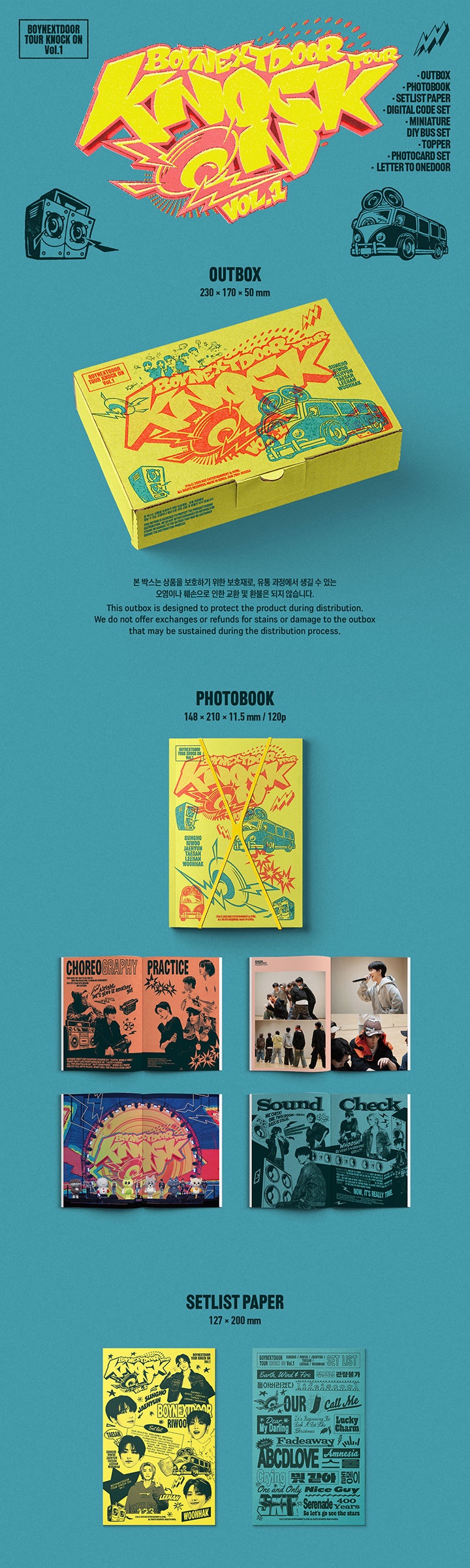 BOYNEXTDOOR TOUR 'KNOCK ON Vol.1' 2 detail