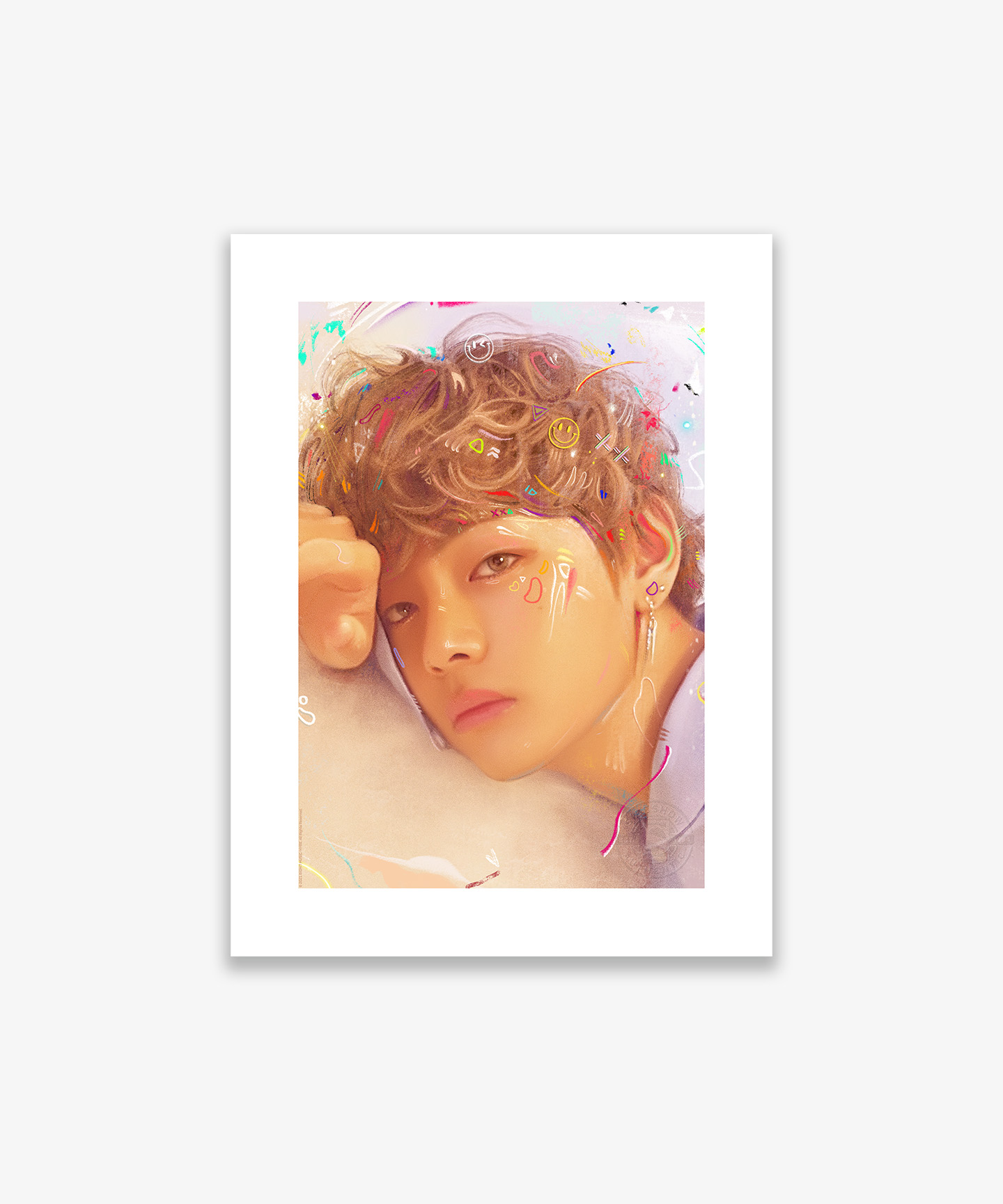 男性タレント BTS LoveYourself Art Print Amazon.com: BigHit BTS - Love Yourself 結 Answer [S+E+L+F