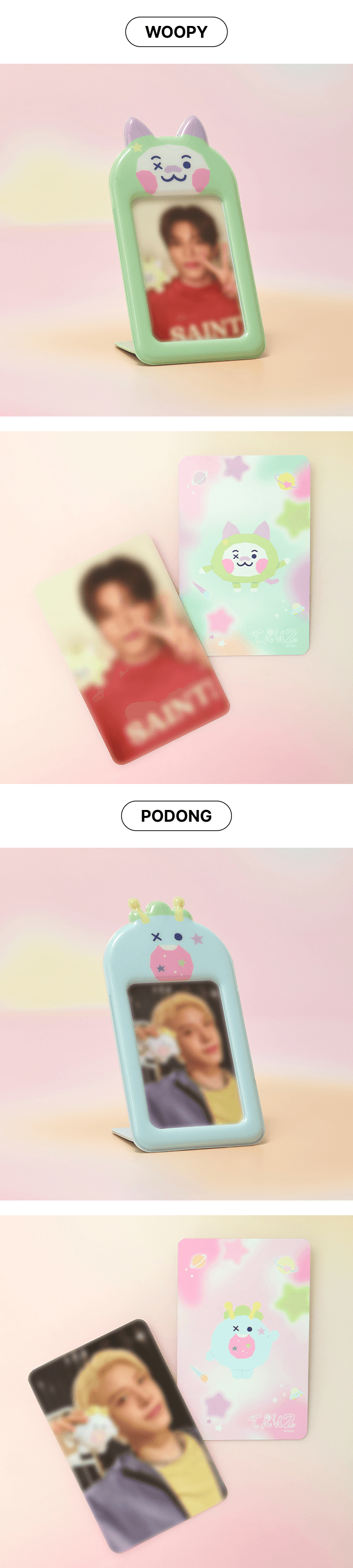 TRUZ PLANET PVC PHOTOCARD HOLDER STAND 6 detail