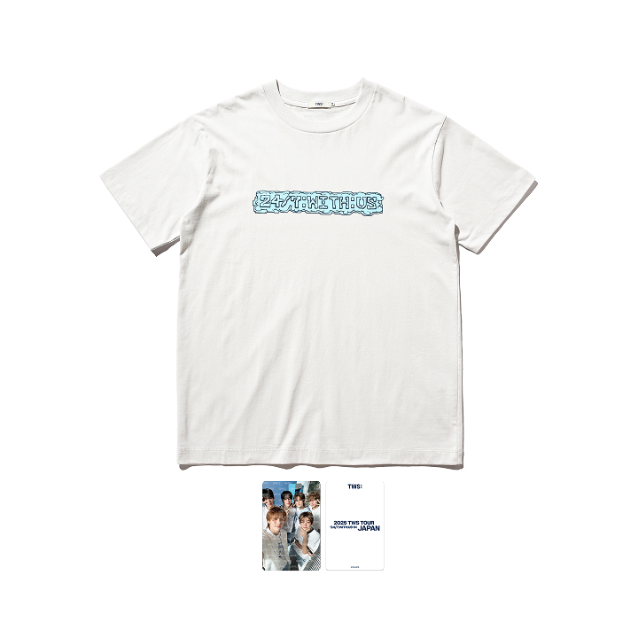 [24/7:WITH:US IN JAPAN] S/S T-SHIRT (COOL GRAY)