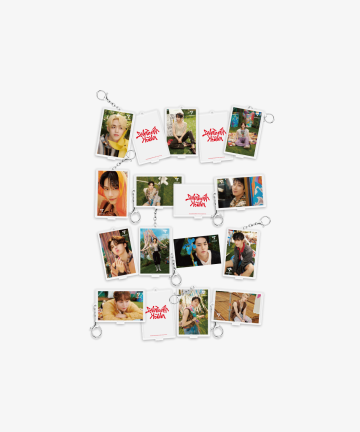 SEVENTEEN | LENTICULAR ACRYLIC KEYRING & STAND (SEVENTEENTH HEAVEN