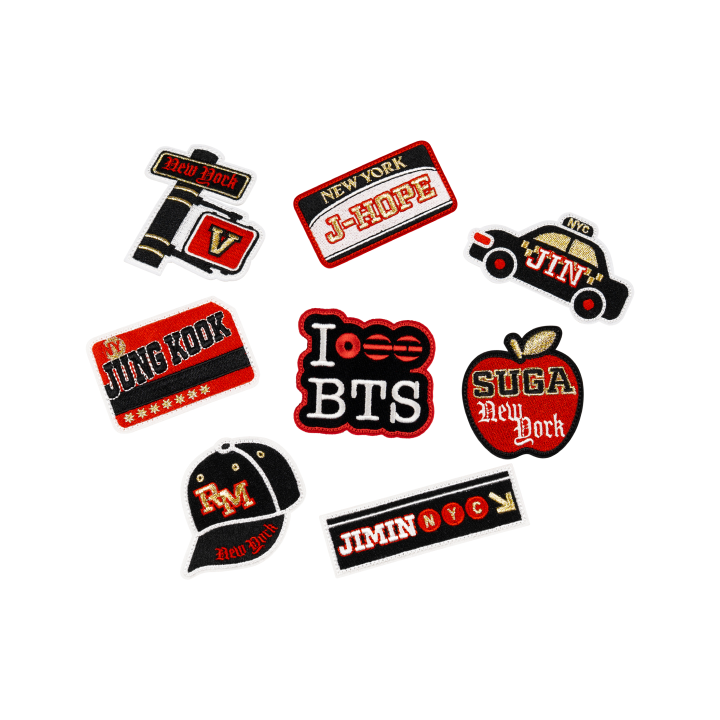 BTS | Embroidery Pin Badge (NEW YORK ver.)