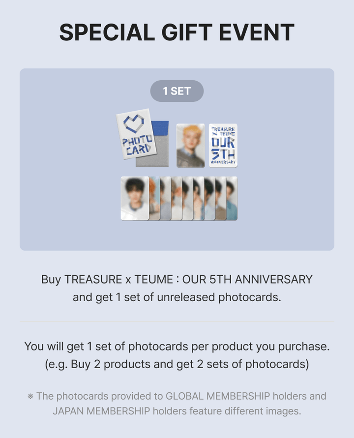 TREASURE x TEUME : OUR 5TH ANNIVERSARY 1 detail