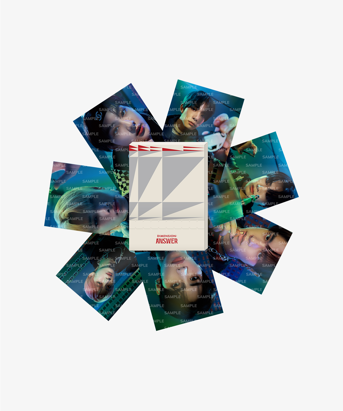 [DIMENSION : ANSWER] POSTCARD SET