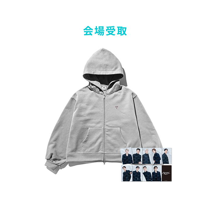 SEVENTEEN NEW_ ZIP-UP HOODIE フーディー　グレーM SEVENTEEN NEW_ ZIP-UP HOODIE フーディー グレーM SEVENTEEN | [ [NEW