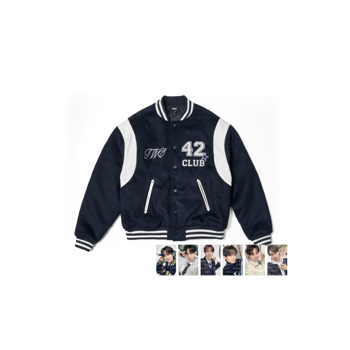 TWS [42:CLUB] VARSITY JACKET (navy) Mサイズ TWS | Varsity Jacket (navy)