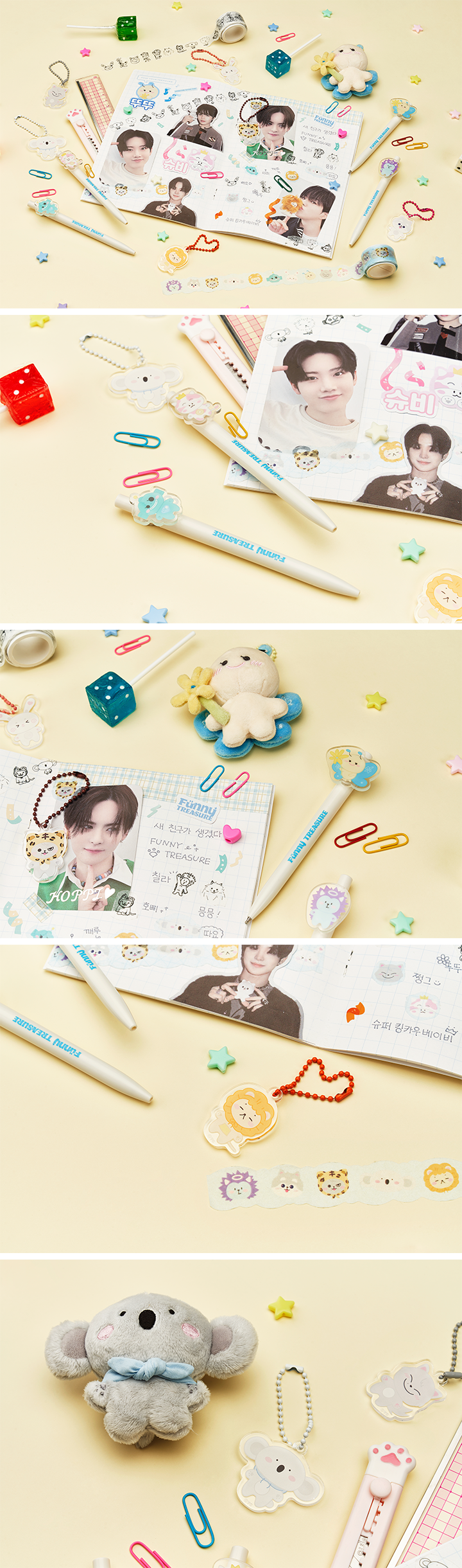 [FUNNYTREASURE] TREASURE RANDOM ACRYLIC KEYRING 1 detail